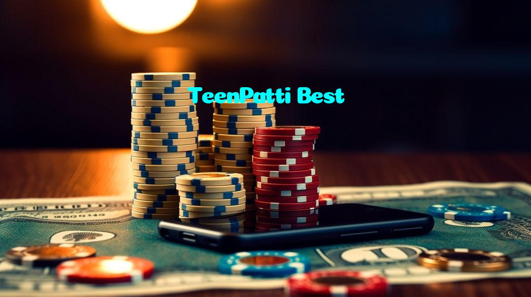TeenPatti Best casino presented on mobile device in Pakistan with slots and live games