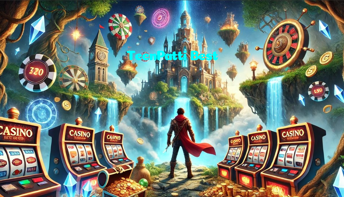 TeenPatti Best casino presented on mobile device in Pakistan with slots and live games